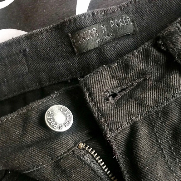 Liquor N Poker jeans with extreme distressing - Picture 3 of 6